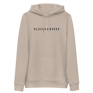 Open image in slideshow, Classic Embroidered Hoodie in White/Beige/Pink
